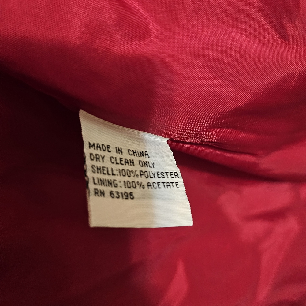 Talbots Red Wrap Dress - Picture 8 of 10